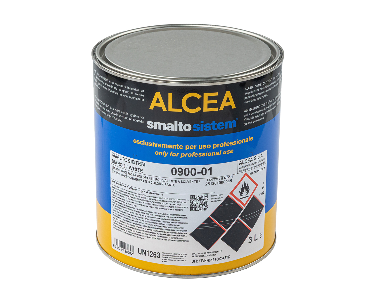 Паста концентрированная ALCEA 0900-01 (EX: 0901-0000) белая, н. у. 3 л. Рис. 1