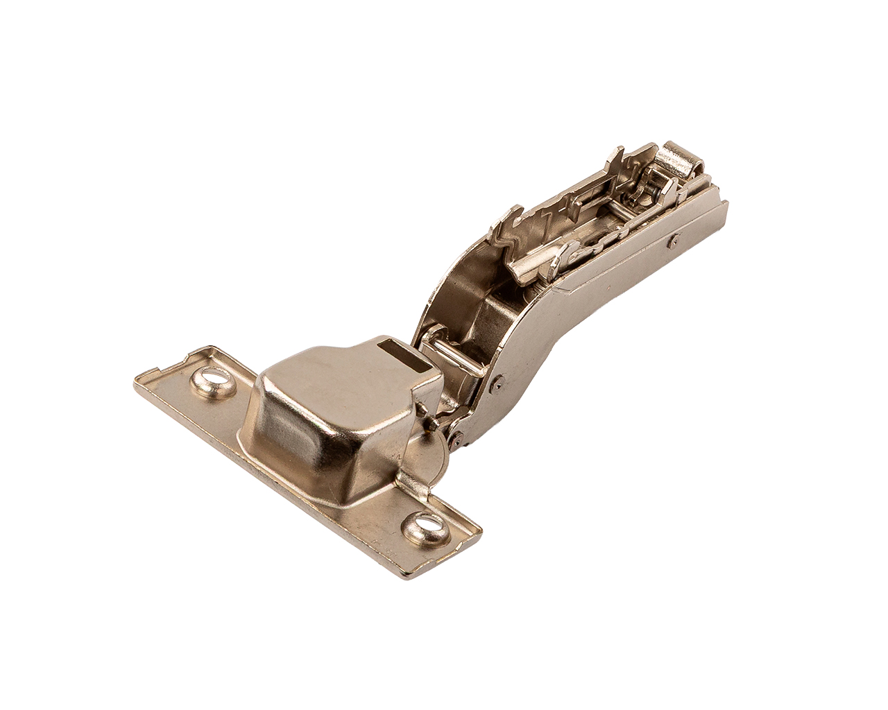 Петля для вкладных дверей Alphalux Titan Clip-On, без пружины, угол открывания 100°, 48 мм, чашка 35 мм, никель. Рис. 2