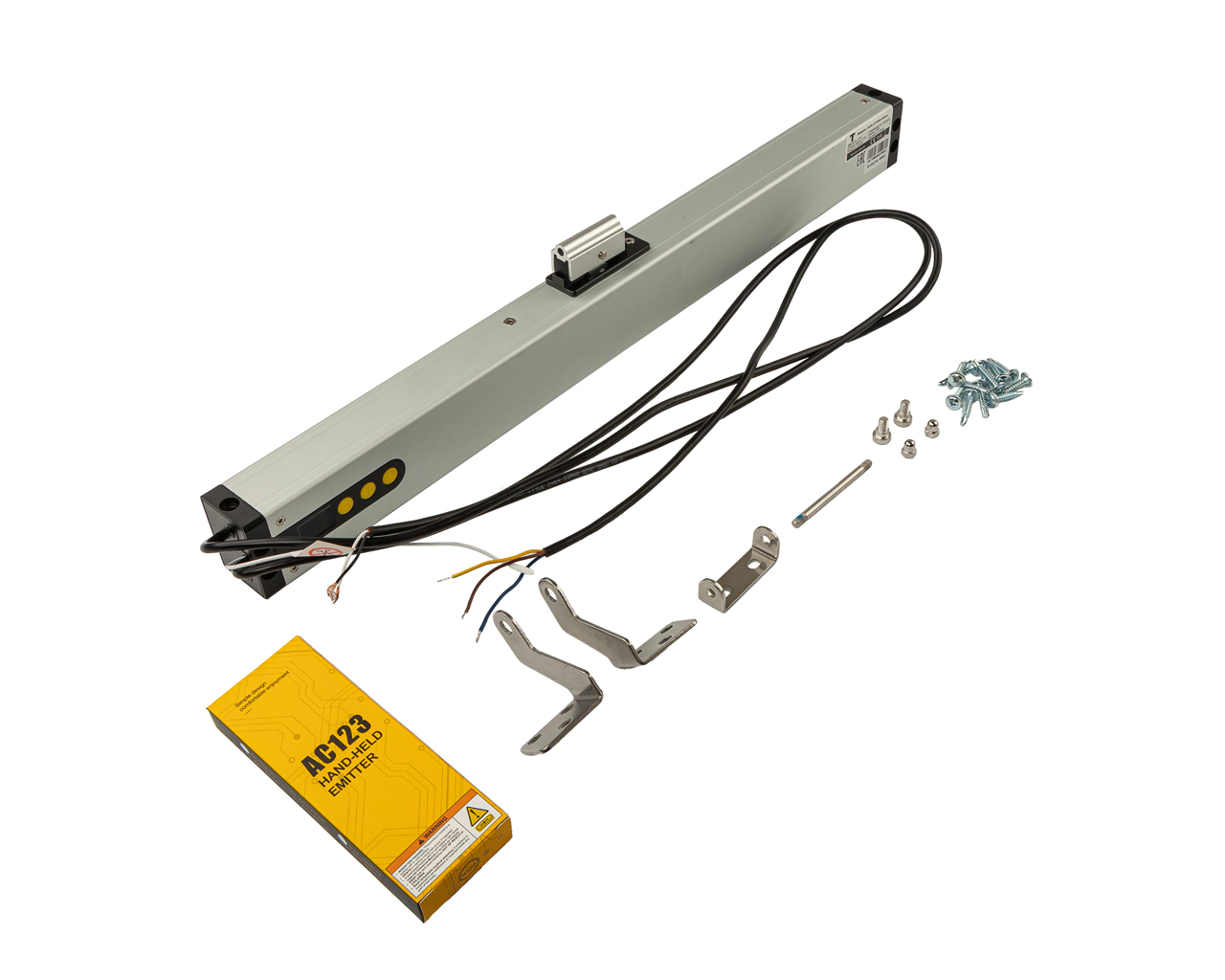 Электропривод цепной PRO Синхро с регулировкой выхода до 400мм с встроенным радиомодулем, пульт в комплекте, 230В, серый. Рис. 1 Электропривод цепной PRO Синхро с регулировкой выхода до 400мм с встроенным радиомодулем, пульт в комплекте, 230В, серый. Рис. 1