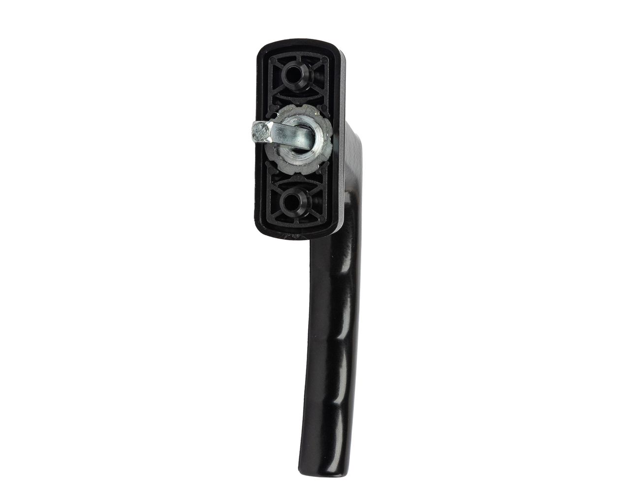 Ручка оконная Internika CAPRI, 38 мм, 45°, 2 винта, черный RAL9005. Рис. 2