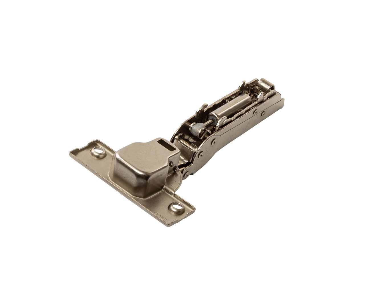 Петля для Смежных дверей Alphalux Clip-On, Soft-Close, угол открывания 100°, 52 мм, чашка 35 мм, никель. Рис. 3 Петля для Смежных дверей Alphalux Clip-On, Soft-Close, угол открывания 100°, 52 мм, чашка 35 мм, никель. Рис. 3