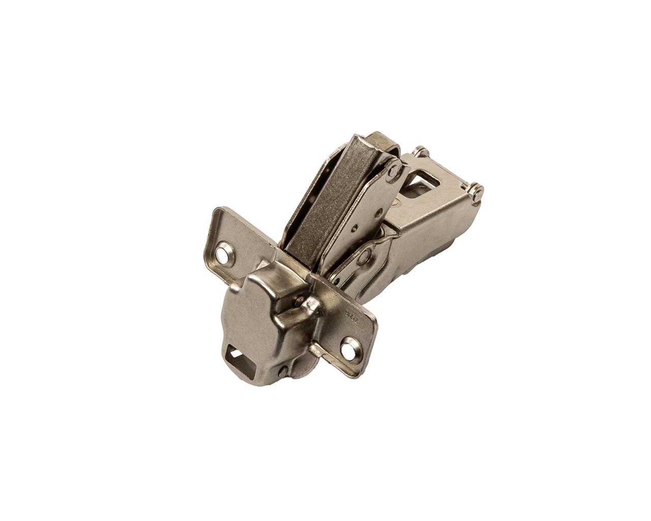 Петля для накладных дверей Alphalux Alpha Clip-On, Soft-Close, угол открывания 155°, 52 мм, чашка 35 мм, никель. Рис. 3