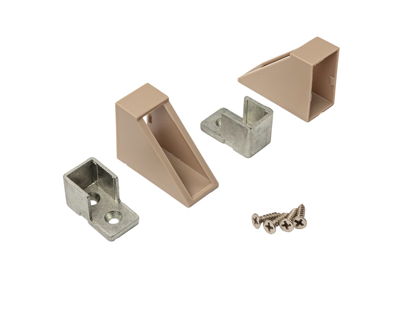 ALPHALUX Aiden Штангодержатель боковой для прямоугольной штанги, шампань. Рис. 1