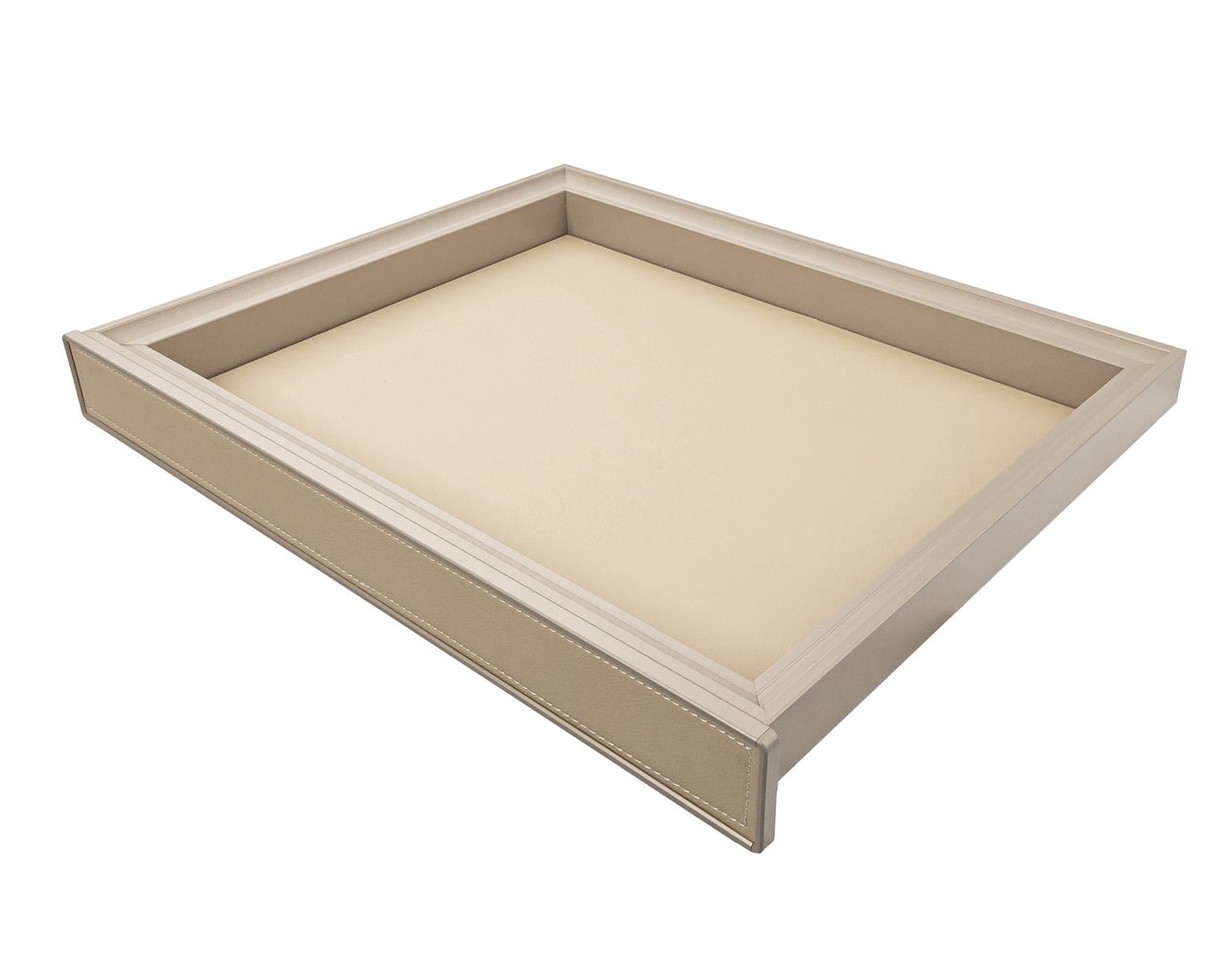 ALPHALUX Aiden Выдвижной лоток в базу 600 мм, 564х430х68 (ШхГхВ),экокожа, шампань. Рис. 1 ALPHALUX Aiden Выдвижной лоток в базу 600 мм, 564х430х68 (ШхГхВ),экокожа, шампань. Рис. 1