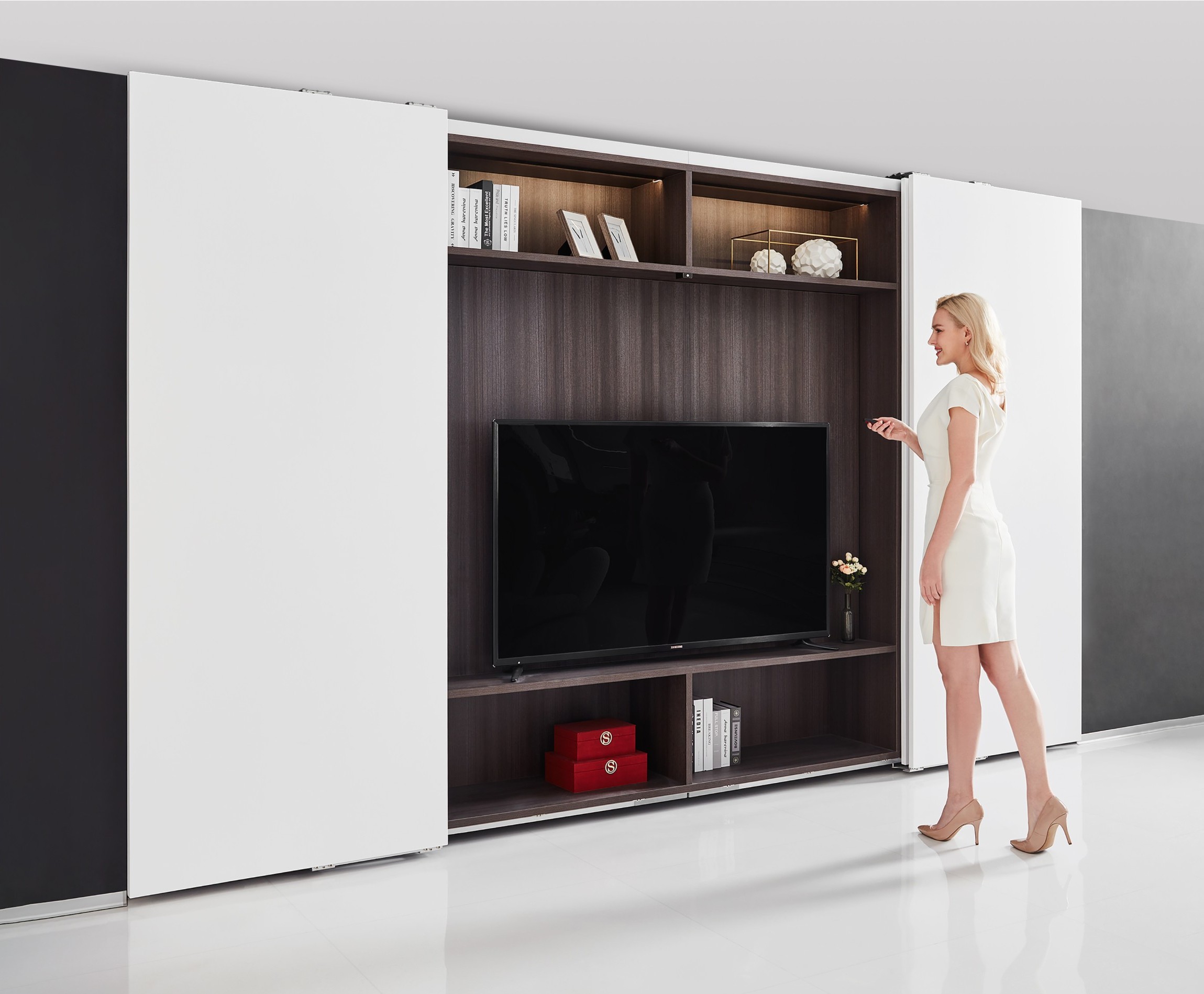 ALPHALUX TD803 Комплект электропривода компланарной системы, для 2-х дверей, для шкафа W-2050. Рис. 3