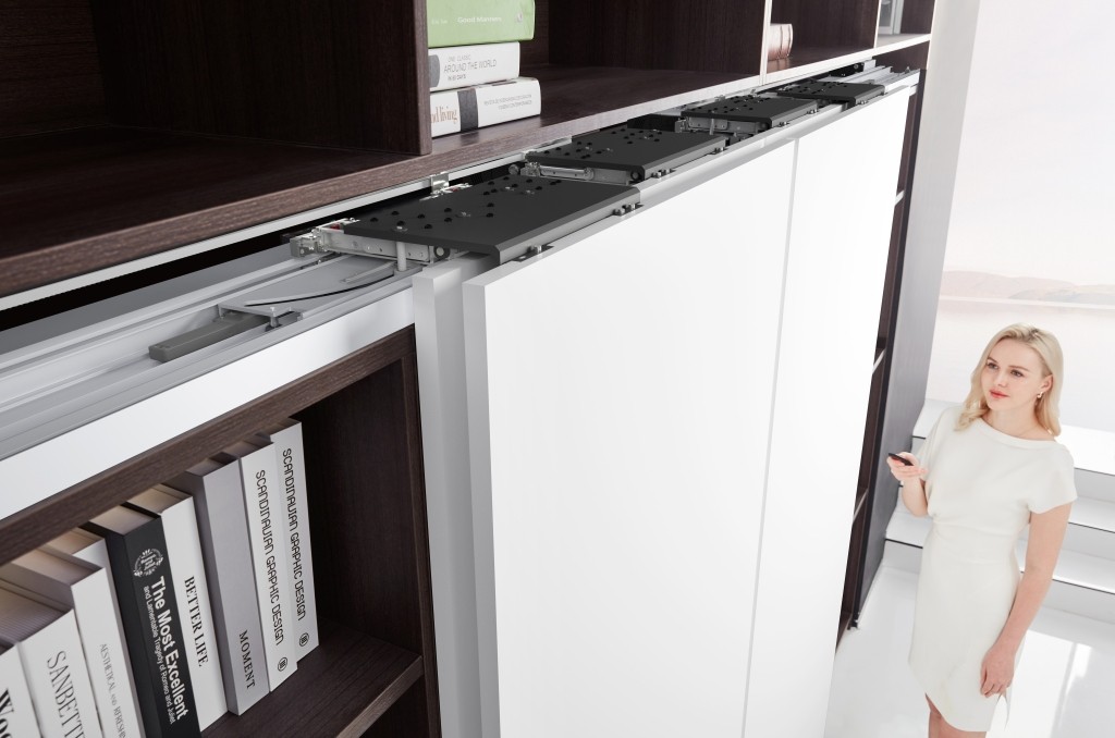 ALPHALUX TD803 Комплект электропривода компланарной системы, для 4-х дверей, для шкафа W-2050. Коробка 2/2. Рис. 2