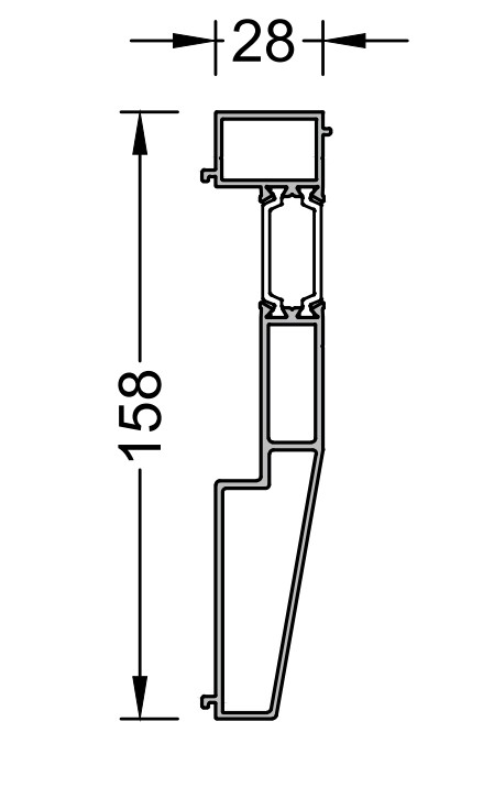 Адаптер перехода на S70, 6.5 м неокрас. Рис. 1