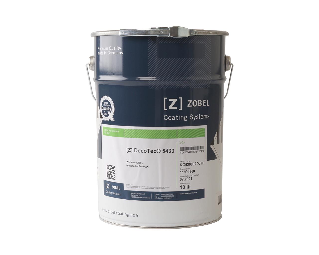 Масло матовое Deco-tec 5433 matt BioWeatherProtectX 10л. Рис. 3