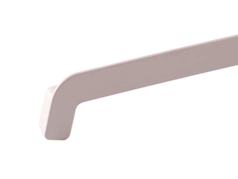 Накладка к отливу НСЛ BAUSET MDN торцевая 2-х сторонняя 25/380 мм белая. Рис. 1