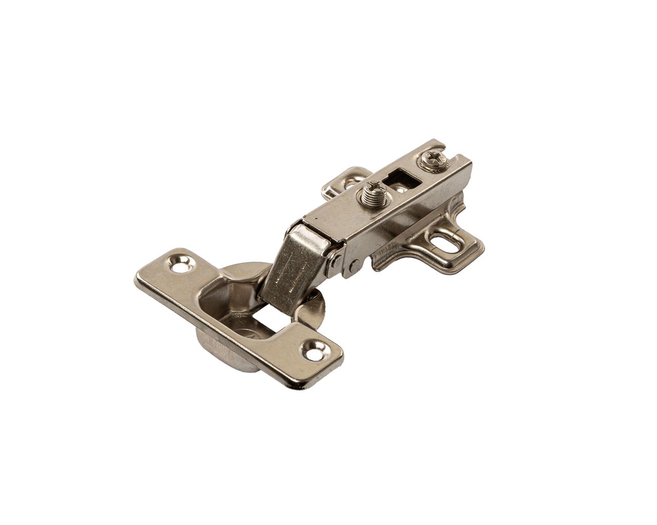 Петля накладная Slide-On без доводчика, 52гр, с монтажной планкой h=2мм в сборе, под саморез, 48*6мм, 35мм чашка. Рис. 1 Петля накладная Slide-On без доводчика, 52гр, с монтажной планкой h=2мм в сборе, под саморез, 48*6мм, 35мм чашка. Рис. 1