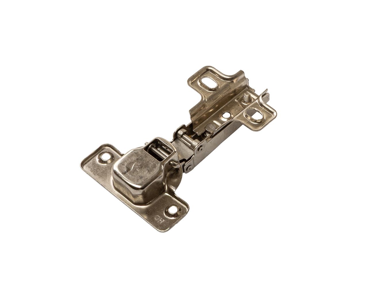 Петля накладная Slide-On без доводчика, 52гр, с монтажной планкой h=2мм в сборе, под саморез, 48*6мм, 35мм чашка. Рис. 2