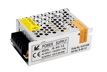 Блок питания в сетчатом корпусе AC-230/DC-12V, IP20, 40W. Рис. 1 Блок питания в сетчатом корпусе AC-230/DC-12V, IP20, 40W. Рис. 1