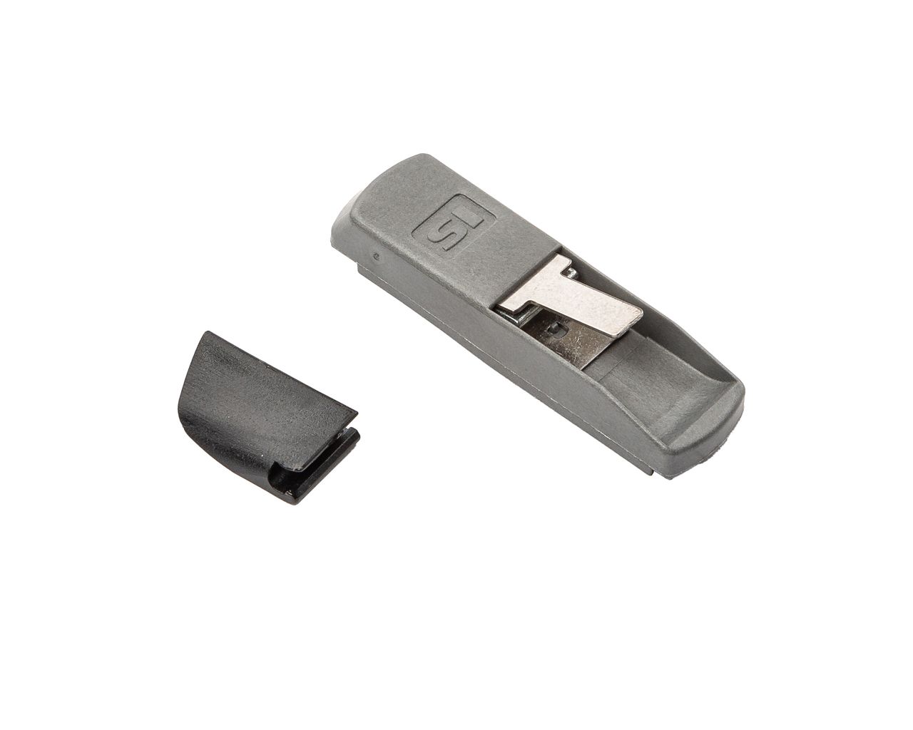 Блокиратор ошибочного действия 9 мм левый (блокиратов + язычок, 2 части)