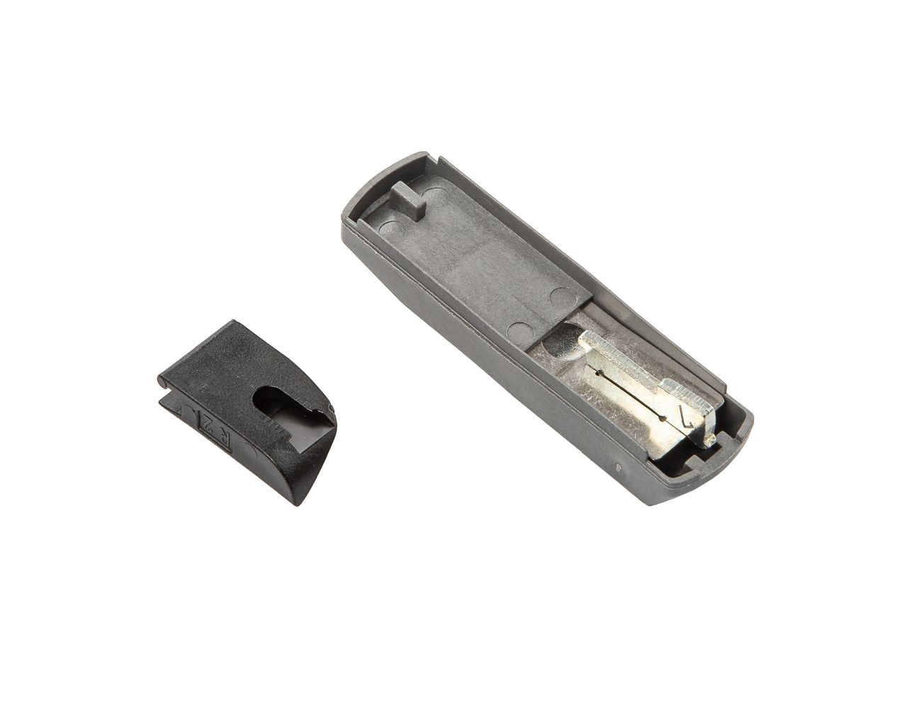 Блокиратор ошибочного действия 9 мм правый (блокиратор + язычок, 2 части). Рис. 3 Блокиратор ошибочного действия 9 мм правый (блокиратор + язычок, 2 части). Рис. 3