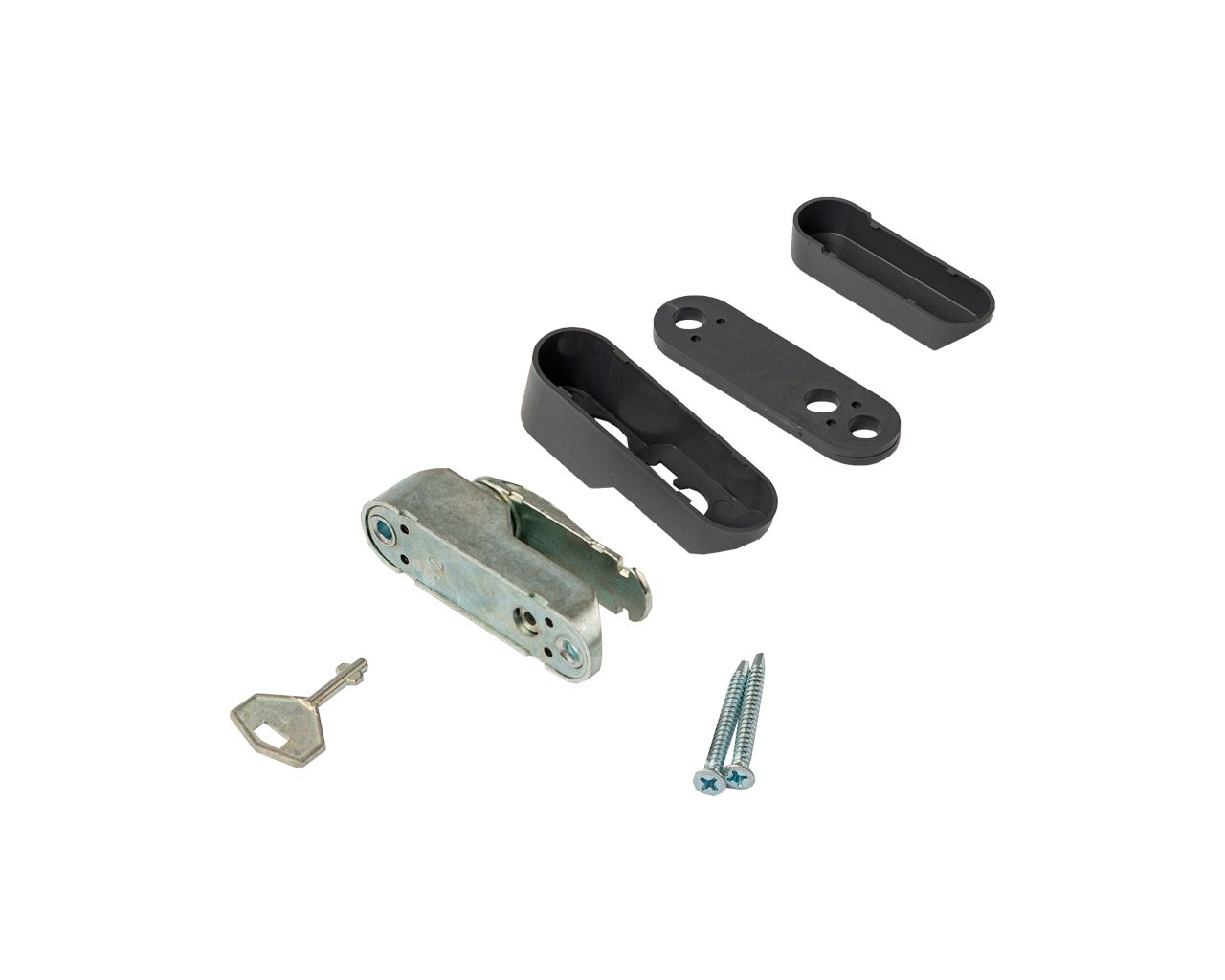 Блокиратор открывания окна INTERNIKA флажковый с ключом антрацит RAL 7016 (ZIP пакет). Рис. 3 Блокиратор открывания окна INTERNIKA флажковый с ключом антрацит RAL 7016 (ZIP пакет). Рис. 3