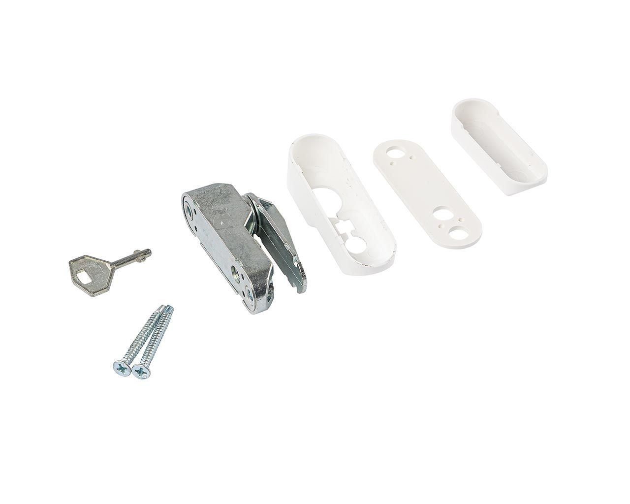 Блокиратор открывания окна INTERNIKA флажковый с ключом белый RAL 9016. Рис. 3 Блокиратор открывания окна INTERNIKA флажковый с ключом белый RAL 9016. Рис. 3