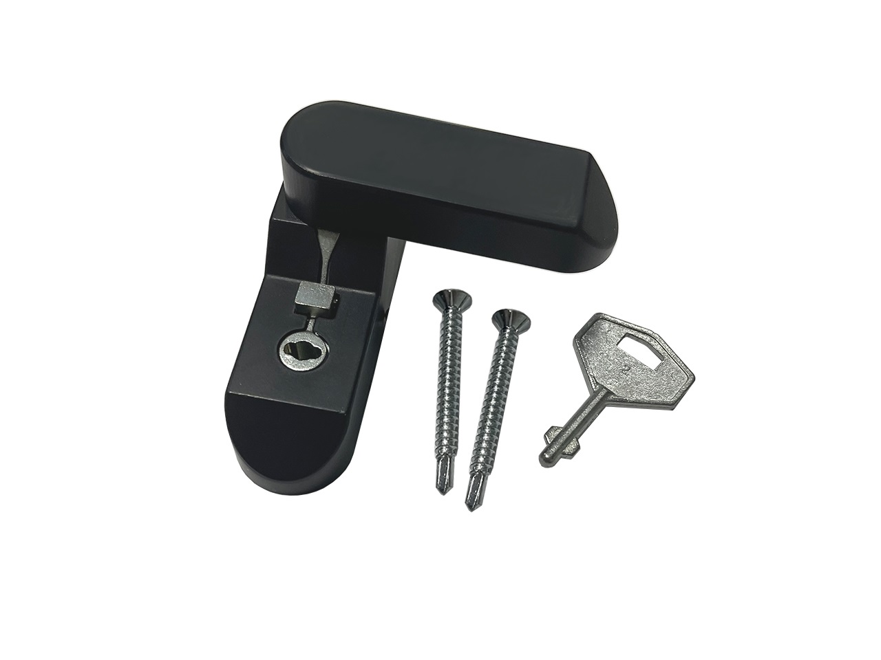 Блокиратор открывания окна INTERNIKA флажковый с ключом черный RAL9005 (FRI0022.06). Рис. 2 Блокиратор открывания окна INTERNIKA флажковый с ключом черный RAL9005 (FRI0022.06). Рис. 2