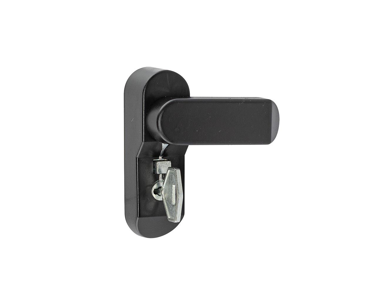 Блокиратор открывания окна INTERNIKA флажковый с ключом черный RAL9005 (FRI0022.06). Рис. 3