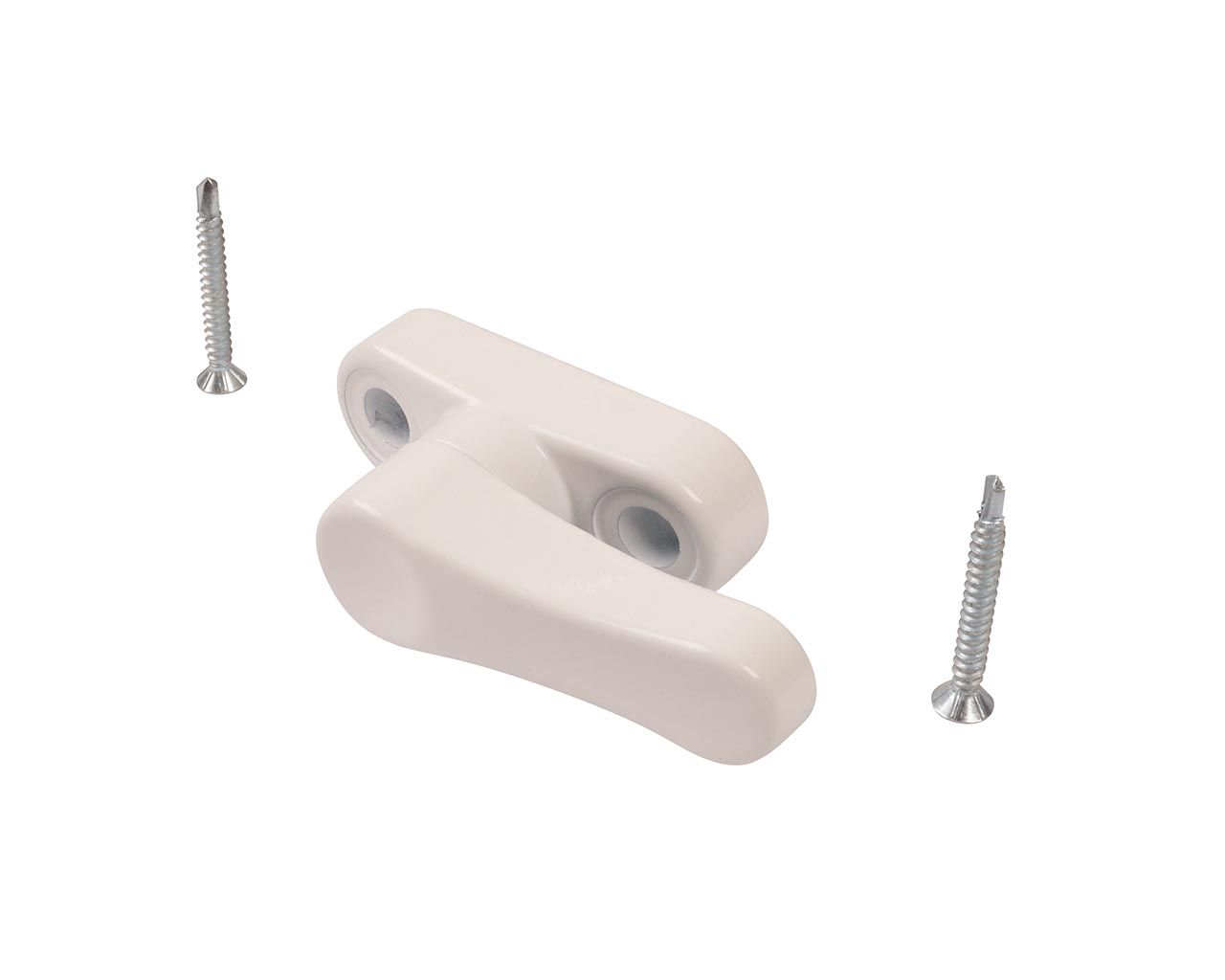 Блокиратор открывания окна FUHREN флажковый без ключа, белый. Рис. 1