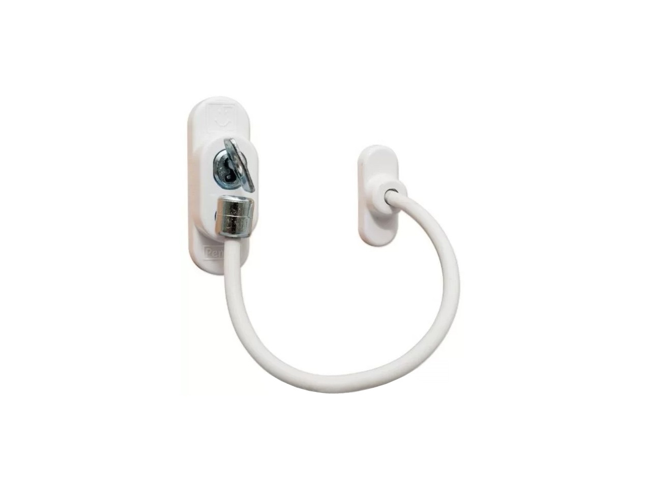 Блокиратор поворота Penkid с тросиком и ключом белый RAL 9016