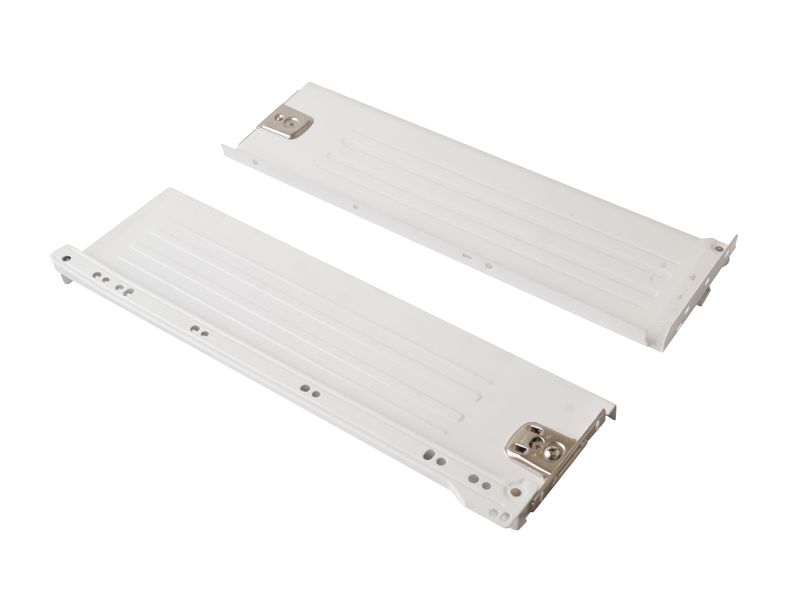 Боковины Firmax с роликовыми направляющими, H=118 мм, L=400мм, белый RAL9003, (4 части). Рис. 2 Боковины Firmax с роликовыми направляющими, H=118 мм, L=400мм, белый RAL9003, (4 части). Рис. 2