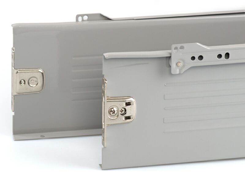 Боковины Firmax с роликовыми направляющими, H=150 мм, L=500мм, серый RAL7004, (4 части). Рис. 1