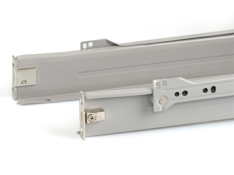 Боковины Firmax с роликовыми направляющими, H=54 мм, L=450мм, серый RAL7004,(4 ч.). Рис. 1 Боковины Firmax с роликовыми направляющими, H=54 мм, L=450мм, серый RAL7004,(4 ч.). Рис. 1