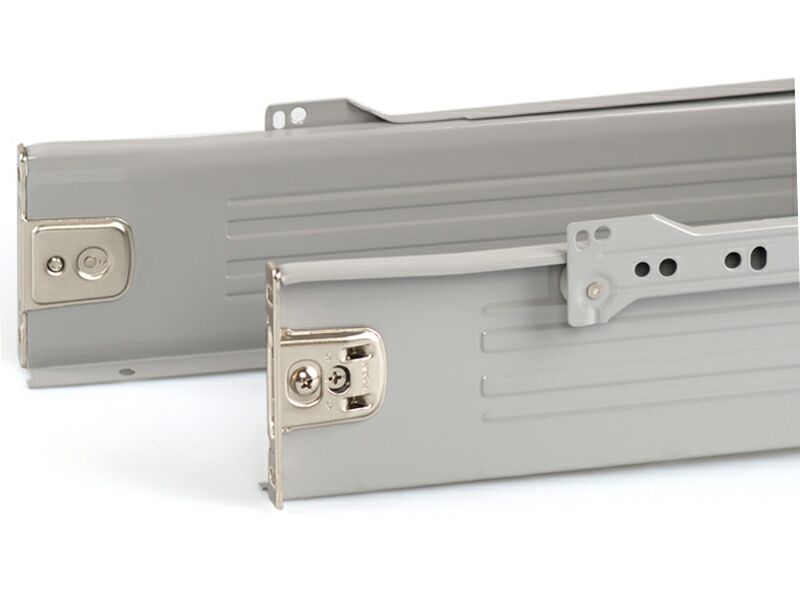 Боковины Firmax с роликовыми направляющими, H=86 мм, L=500мм, серый RAL7004, (4 части). Рис. 1 Боковины Firmax с роликовыми направляющими, H=86 мм, L=500мм, серый RAL7004, (4 части). Рис. 1