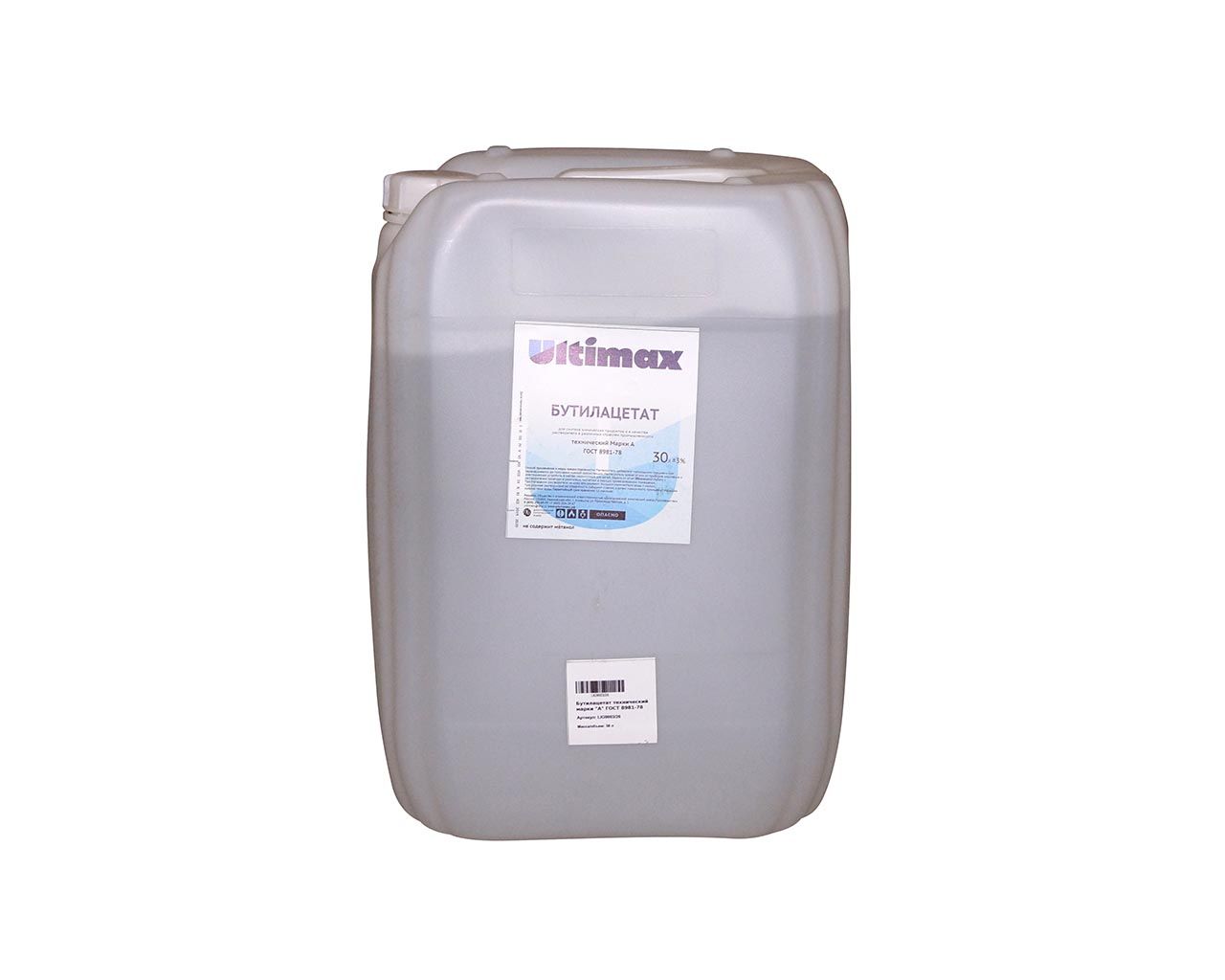 Бутилацетат технический марки "А" ГОСТ 8981-78 н.у. 26кг /тара 30л/. Рис. 3 Бутилацетат технический марки "А" ГОСТ 8981-78 н.у. 26кг /тара 30л/. Рис. 3