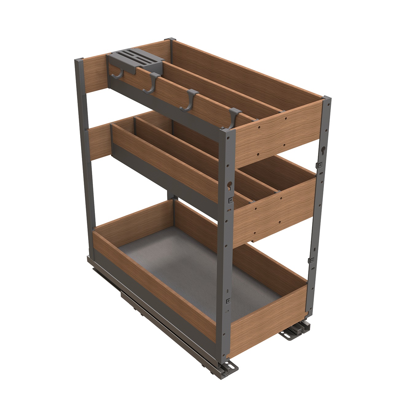 Бутылочница Firmax DANA Wood в базу 400 мм