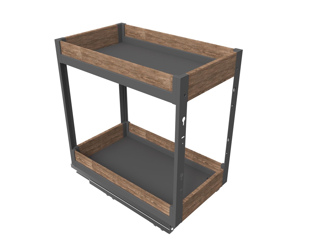 Бутылочница двухуровневая Firmax DANA Wood в базу 300 мм. Рис. 1