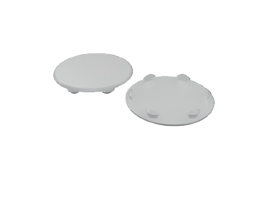 CF135 Заглушка эксцентрика STRONG, D39 мм, пластик, белый