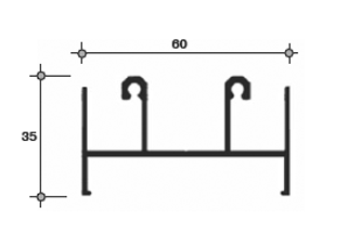 Рама верхняя, 640-01 SM (566) 6м Белый