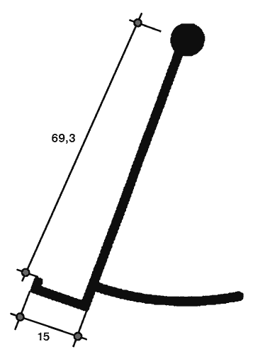 Угол соединительный, 640-33 (166) 6м Белый. Рис. 1