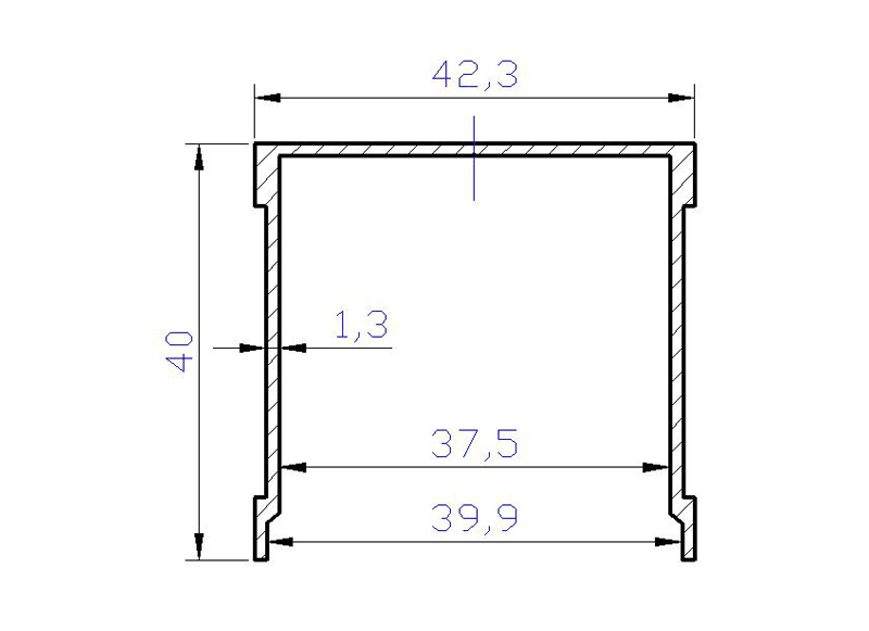 Направляющая верхняя однополозная, FIRMAX, алюминий, L=5800 мм, шампань.. Рис. 2 Направляющая верхняя однополозная, FIRMAX, алюминий, L=5800 мм, шампань.. Рис. 2