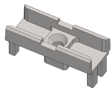 Планка ответная в фурнитурный паз Elementis 2. Рис. 3 Планка ответная в фурнитурный паз Elementis 2. Рис. 3