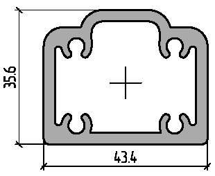 Профиль усилителя (3,25м). Рис. 1