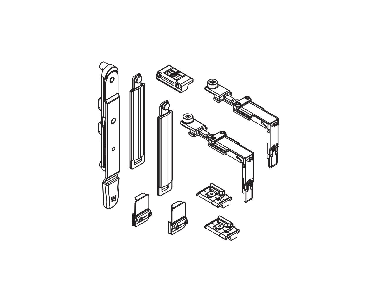 Части запорные штульпового окна, Европаз (комплект деталей для установки в окно), 02186000K. Рис. 1 Части запорные штульпового окна, Европаз (комплект деталей для установки в окно), 02186000K. Рис. 1