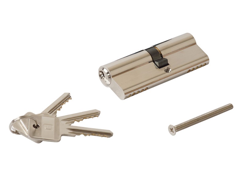 Цилиндр профильный ELEMENTIS 40/45, никелированный. Рис. 3