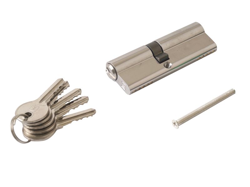 Цилиндр профильный ELEMENTIS 40/50, 5 ключей, никелированный. Рис. 1 Цилиндр профильный ELEMENTIS 40/50, 5 ключей, никелированный. Рис. 1