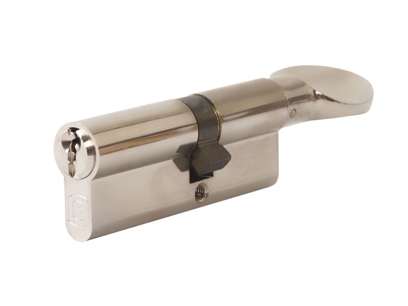 Цилиндр профильный ELEMENTIS с ручкой 35(ручка)/45(ключ), никелированный. Рис. 2 Цилиндр профильный ELEMENTIS с ручкой 35(ручка)/45(ключ), никелированный. Рис. 2