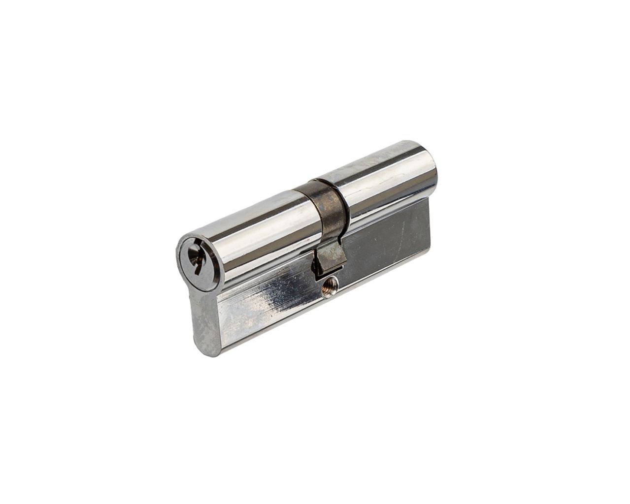 Цилиндр профильный 40/40, алю, 5 ключей, никелированный. Рис. 2