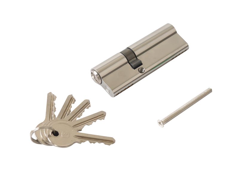 Цилиндр профильный ELEMENTIS 35/55, 5 ключей, никелированный. Рис. 1 Цилиндр профильный ELEMENTIS 35/55, 5 ключей, никелированный. Рис. 1