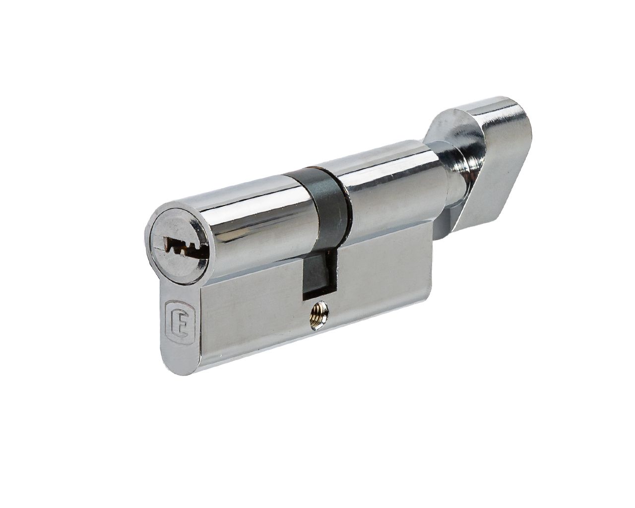 Цилиндр профильный ELEMENTIS 35(ключ)/35(овальная ручка) ЦАМ, 5 перфорированных ключей, никелированный. Рис. 3 Цилиндр профильный ELEMENTIS 35(ключ)/35(овальная ручка) ЦАМ, 5 перфорированных ключей, никелированный. Рис. 3