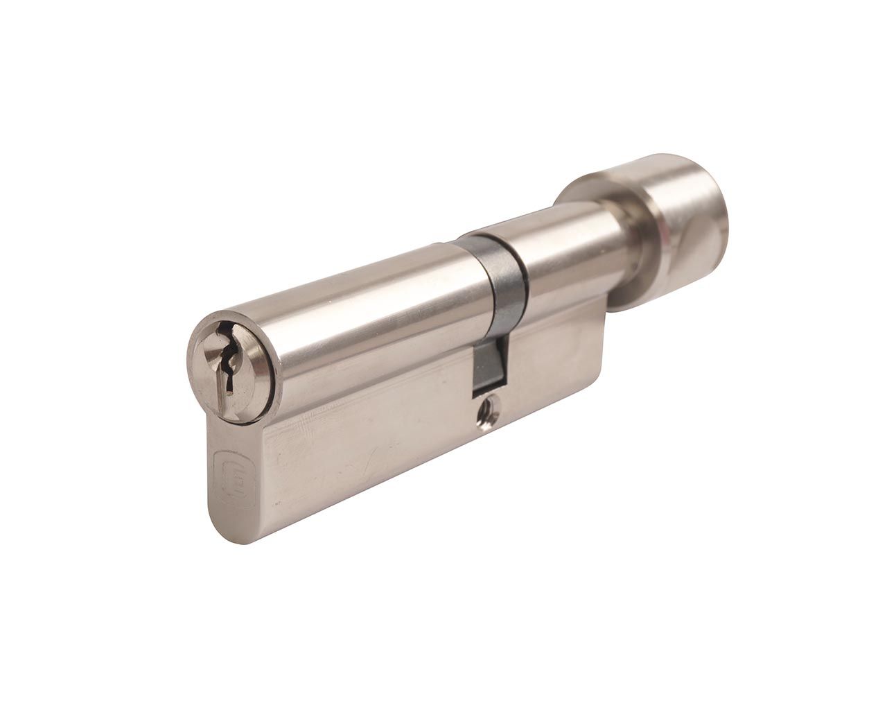 Цилиндр профильный ELEMENTIS 35(ручка)/55(ключ), 5 ключей, никелированный. Рис. 1 Цилиндр профильный ELEMENTIS 35(ручка)/55(ключ), 5 ключей, никелированный. Рис. 1