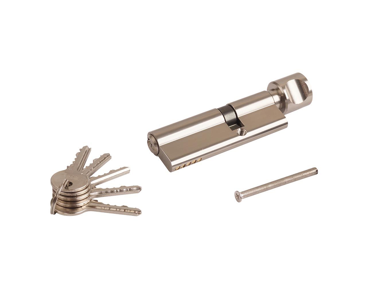 Цилиндр профильный ELEMENTIS 35(ручка)/55(ключ), 5 ключей, никелированный. Рис. 2 Цилиндр профильный ELEMENTIS 35(ручка)/55(ключ), 5 ключей, никелированный. Рис. 2