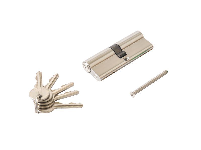 Цилиндр профильный ELEMENTIS 45/45, 5 ключей, никелированный. Рис. 1 Цилиндр профильный ELEMENTIS 45/45, 5 ключей, никелированный. Рис. 1