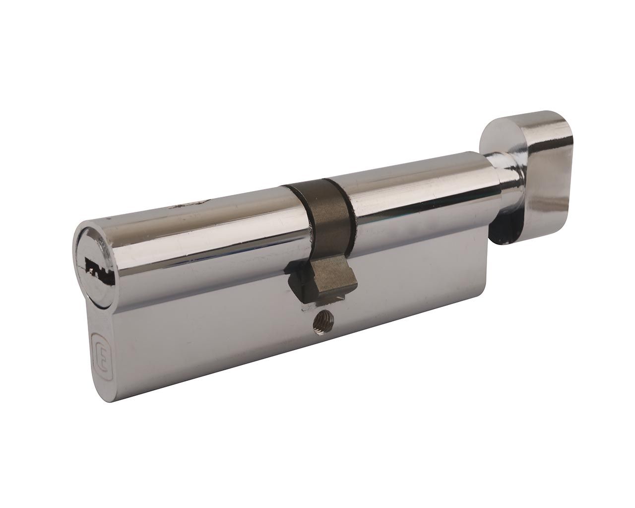 Цилиндр профильный ELEMENTIS 45(ключ)/45(ручка овал.) ЦАМ, 5 перфорированных ключей, никелированный. Рис. 3 Цилиндр профильный ELEMENTIS 45(ключ)/45(ручка овал.) ЦАМ, 5 перфорированных ключей, никелированный. Рис. 3