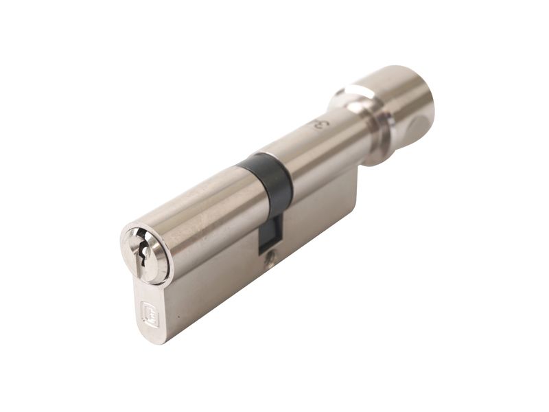 Цилиндр профильный ELEMENTIS с ручкой 40(ключ)/40(ручка), 5 ключей, никелированный. Рис. 2 Цилиндр профильный ELEMENTIS с ручкой 40(ключ)/40(ручка), 5 ключей, никелированный. Рис. 2