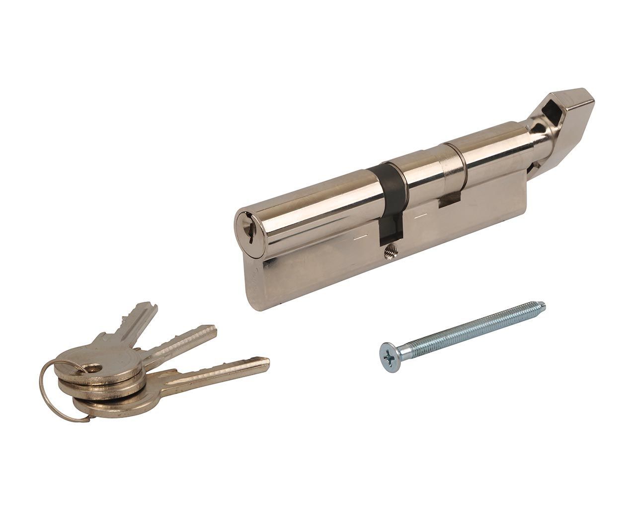 Цилиндр профильный MAXBAR 50(ключ)/60 (ручка B),никелированный. Рис. 2